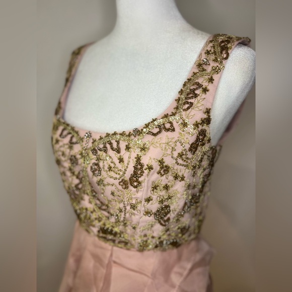 MARCHESA NOTTE Beaded Bodice Cocktail/Prom/Formal Dress - Picture 4 of 7
